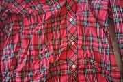 fred perey tartan shirt m