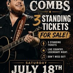 Luke Combs Slane Castle Saturday 18th July