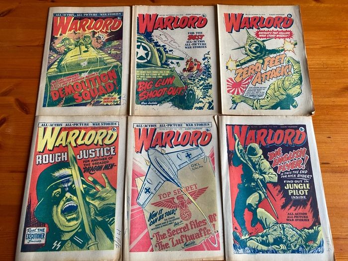 Comics: Warlord 1976 (22 comics)
