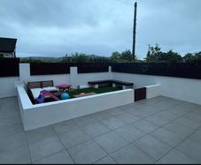 77 silver grey porcelain paving slabs 600 by 600 mm