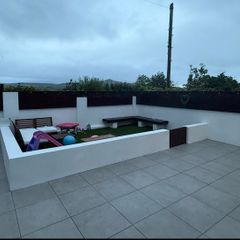 77 silver grey porcelain paving slabs 600 by 600 mm