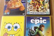 Garfield, Pirates, SpongeBob,Epic, Cloudy Meatballs DVDs