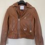 Mango gourges genuine leather jacket Image 4