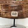 Vintage Crocodile-Print Leather PINKO Love Bag Image 2