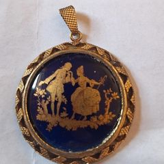 Vintage Limoges Pendant