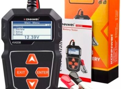 KONNWEI KW208 Car Battery Tester 12V 100 to 2000CCA Cranking Charging Circut Tester Battery Analyzer 12 Volts Battery Tools
