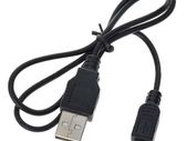 New Hi Speed 2.0 USB Cable Lead A To Mini USB B 5 PIN Black Adapter #131