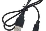 New Hi Speed 2.0 USB Cable Lead A To Mini USB B 5 PIN Black Adapter #131