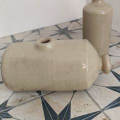 Antique Stonewear Foot Warmer/Door Stop