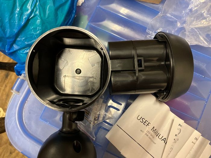 LED Spotlight with PIR motion sensor