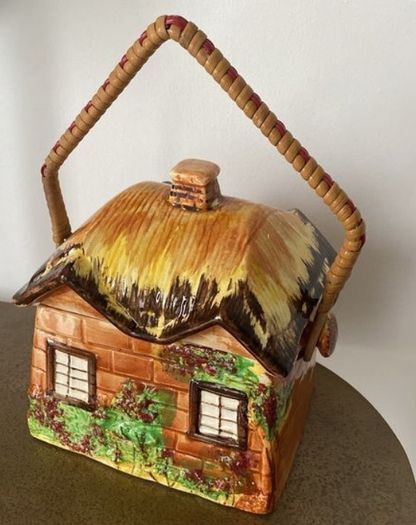Antique China Toby jug Cheese Closch Cottage Biscuit Barrel Jugs