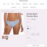 Fantasie Estelle - Underwired Side Support Bra 30F and Briefs S - Powder Blue - BNWT RRP 80 Image 5