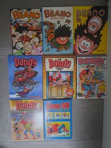 Beano , Dandy , Beezer , Desperate Dan 11 Comic Annual Lot
