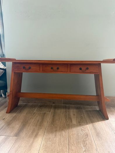 Tall wooden table