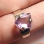 Sterling Silver Ring with Amethyst Image 4
