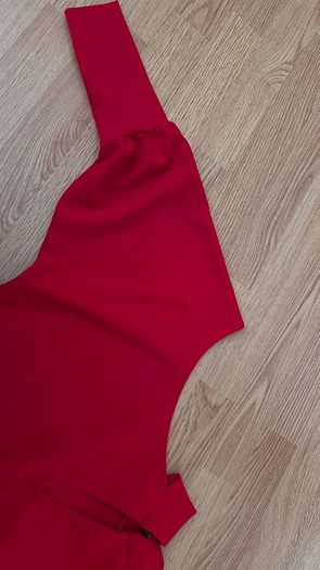 red blouse
