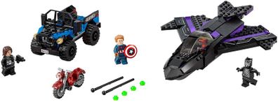 Lego Marvel Superheroes 76047: Black Panther Pursuit (2016) 100% Complete (NO BOX)