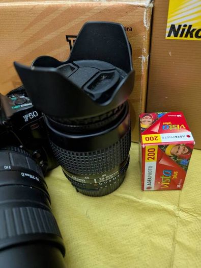 Nikon Pro Digital & 35mm Film Photography Kit - Nikon D610 & F50 + 4 Lenses & Studio Accessories
