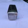 Walker &Hall Art Deco Sterling Silver And Cut Glass Sarcophagus Image 3