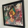 Framed Original Eighties Theme Hairdo Theme Art Contemporary Art Painting  Original Gift Image 10