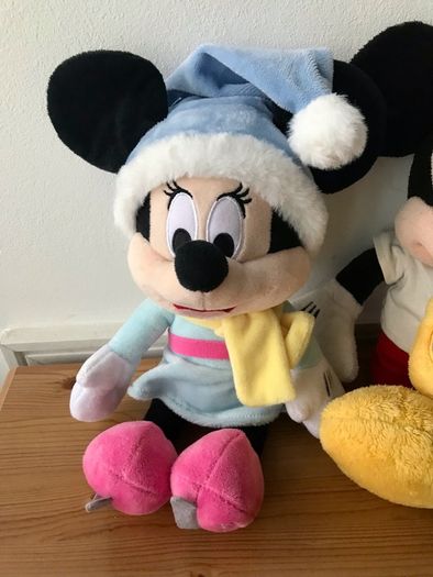 Mickey and Minnie Mouse plushes