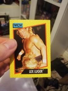 WCW Lex Luger Card - WWE