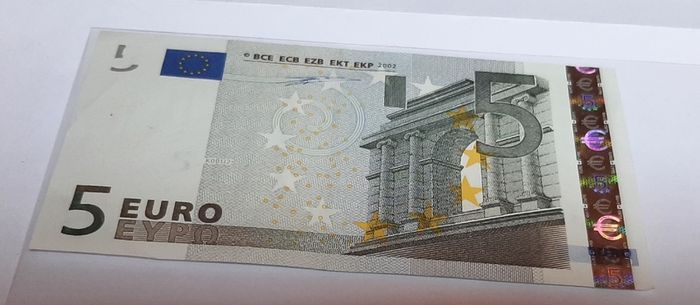 Irish 5 euro uncirculated 2002