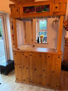 Hardwood bar