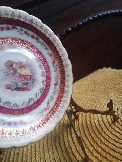 Very original porcelain plate