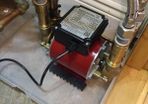 Grundfos shower pump.