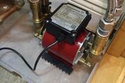 Grundfos shower pump.