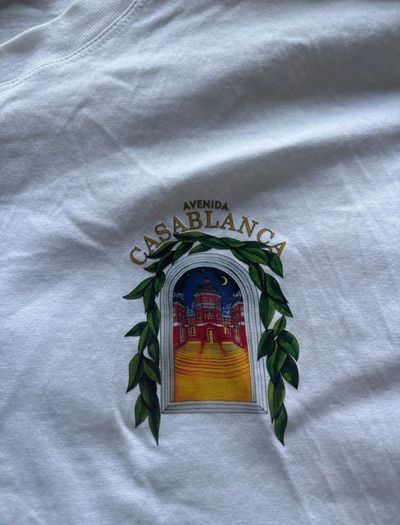 New white Casablanca T-shirt