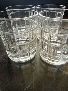 Paul Costello whiskey glasses x 4