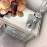 Silver mirror bedside lockers Image 3
