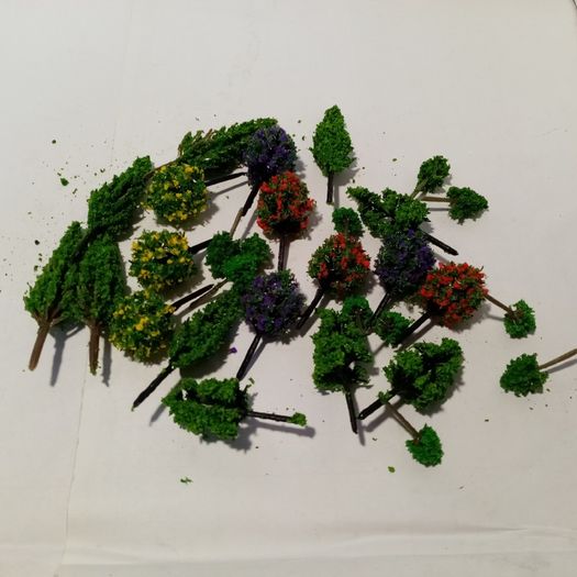 New Model Trees Pack G: ( Hornby Bachmann MicroScalextric wargames Scenic Lima Scalextric )