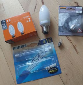 Various light bulbs