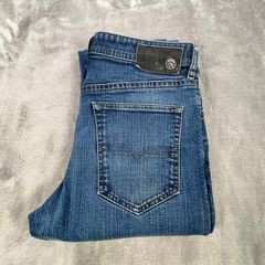 Diesel Mens Buster Jeans W32 L31 Blue Slim Tapered 0860Z