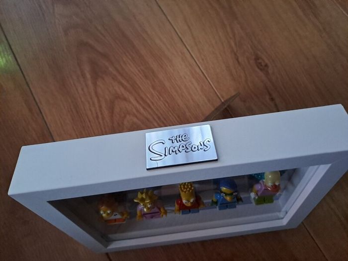 The Simpsons Lego minifigures  - framed