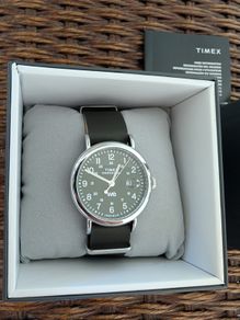 Timex Weekender 40mm Leather Strap