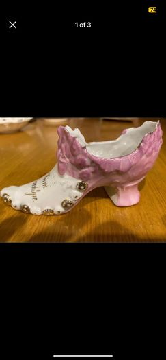 Victorian Porcelain Shoe