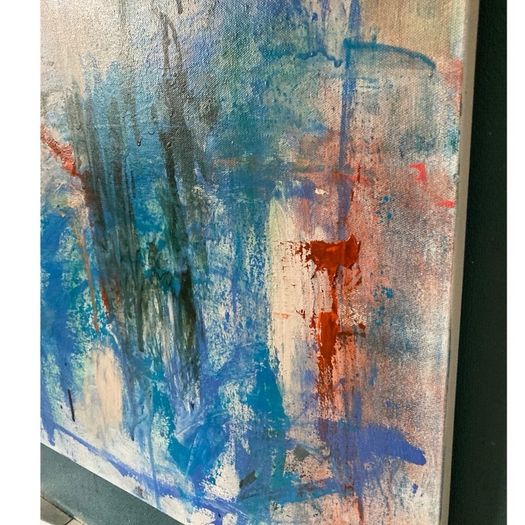 XL Framed Original Art Original Abstract Painting