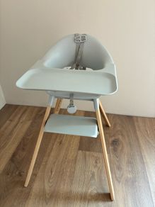 Stokke Clikk Highchair in light grey