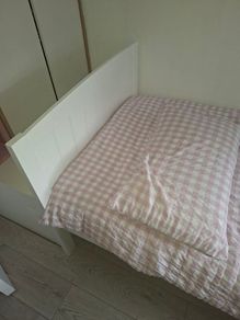 White Wooden Frame 3ft Wide single bed