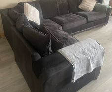 corner sofa&swivel