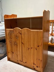 Beautiful Solid Pine Nursery Cabinet / Changing Table