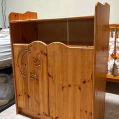 Beautiful Solid Pine Nursery Cabinet / Changing Table