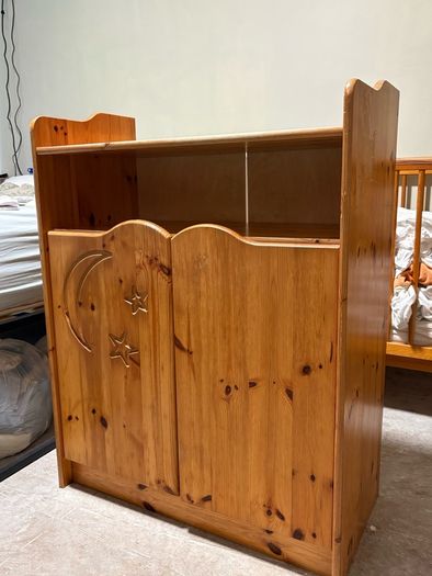 Beautiful Solid Pine Nursery Cabinet / Changing Table