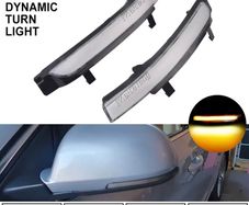 2 PCS For Skoda Octavia 2009-2013 SUPERB 2008-2014 Dynamic LED Turn Signal Blinker Mirror Flasher Light Sequential Lamp