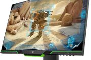 25" Full HD Gaming Monitor 1920 x 1080 at 144Hz, TN, 1ms, Anti-Glare, Low Blue Light, Anti-Flicker, Adjustable Height and Tilt) Black