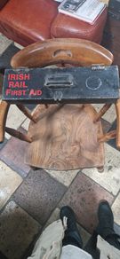 vintage irish rail first aid box